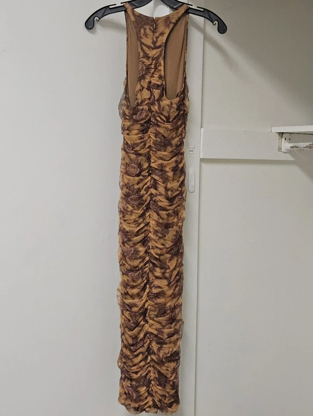 A.L.C ADRIENNE RUCHED MIDI DRESS SMALL - Picture 5 of 8